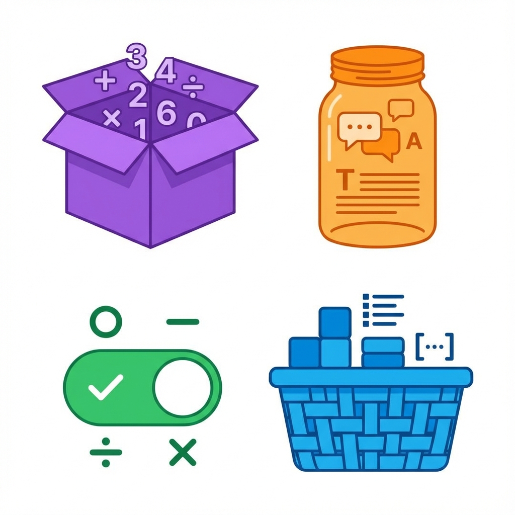 Different shaped containers