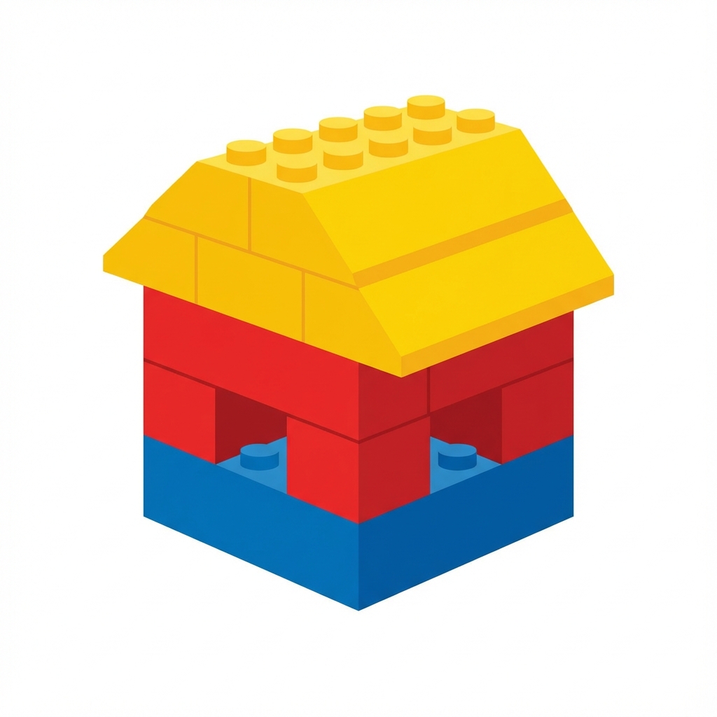 Building blocks forming a structure